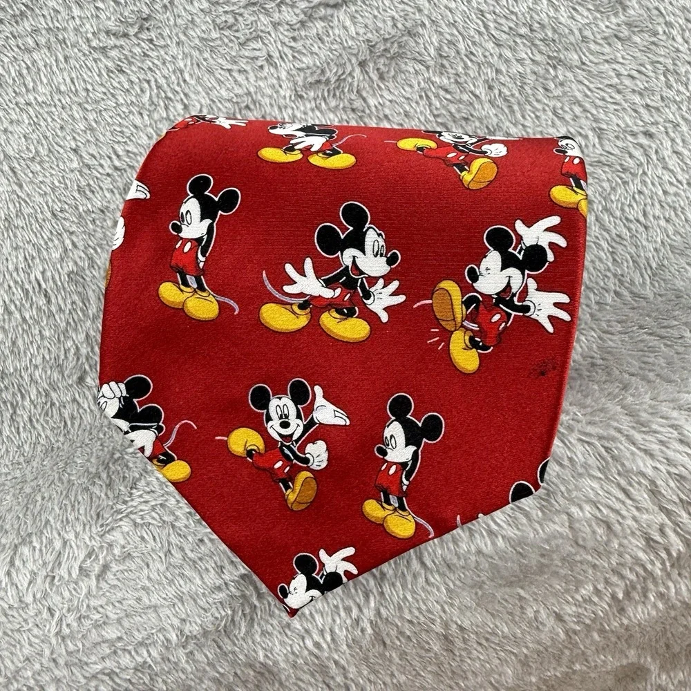 Disney‎ Mickey Mouse Tie Mens 3.5